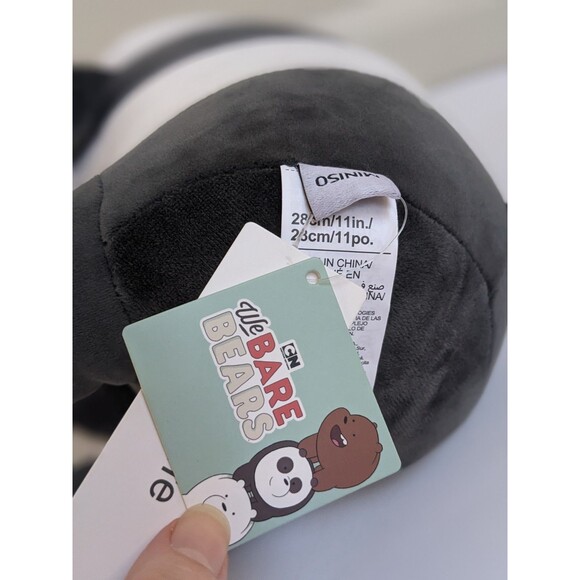 Miniso Life Cartoon Network We Bare Bears Sitting Panda Stuffed Plush Animal 11" - Picture 9 of 9